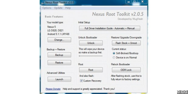 With the Nexus Root Toolkit, you can root your Nexus device in less than ten minutes - the steps are very simple.