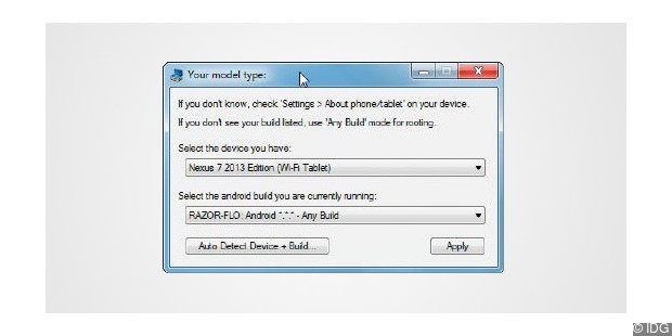 To ensure that the correct files are loaded, specify the end device and, if possible, the installed build.