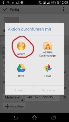 If you want to choose a picture, just use another app.  The album app is suitable for a Sony smartphone with Android 4.  Then no message appears regarding a DRM restriction