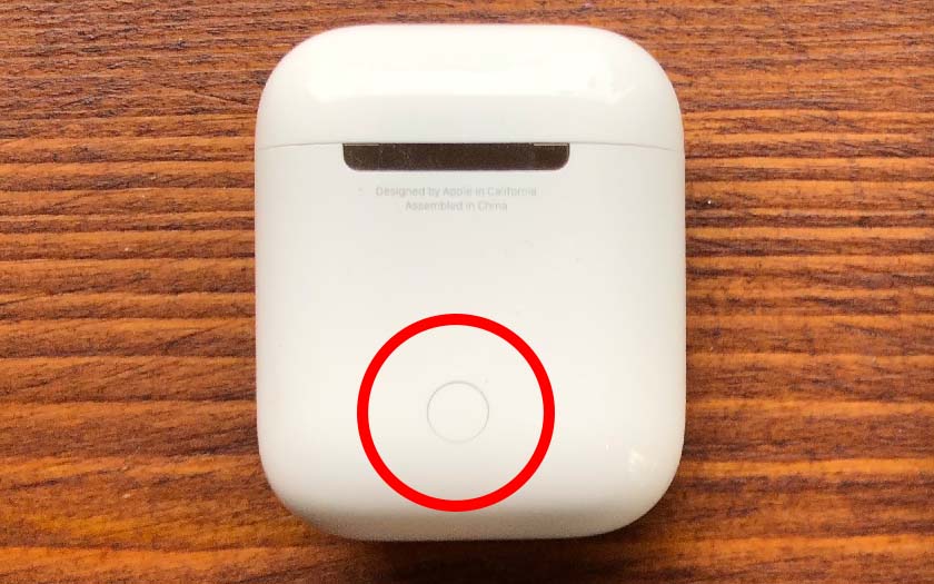 airpods button