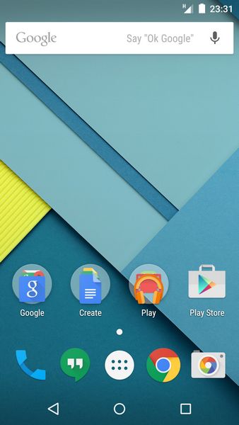 android home screen