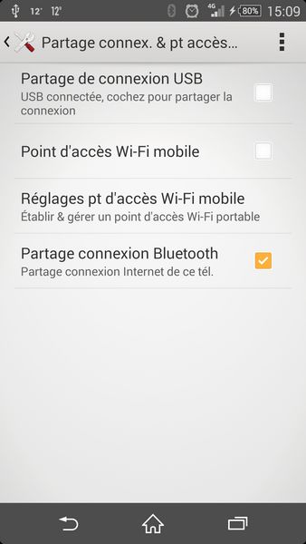 Bluetooth connection sharing