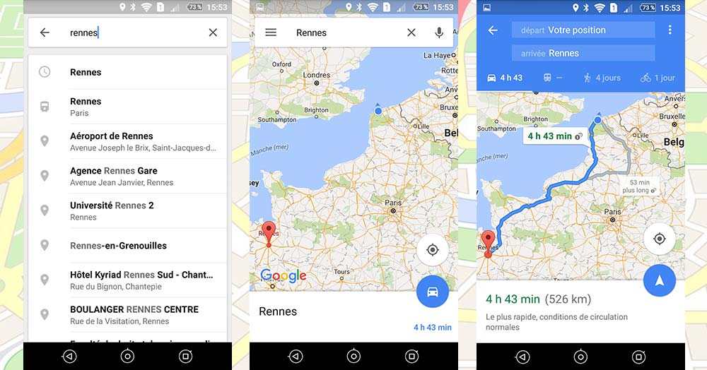 google maps gps navigation 
