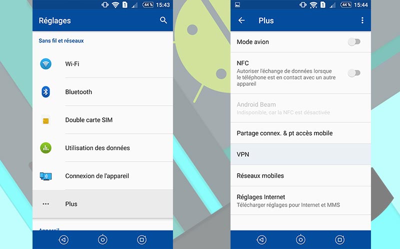 Configure VPN on Android