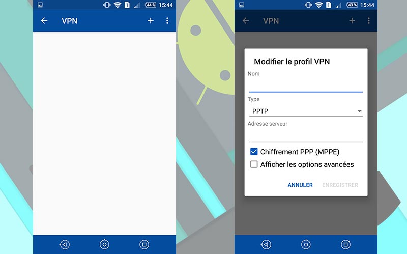point to point vpn windows to android