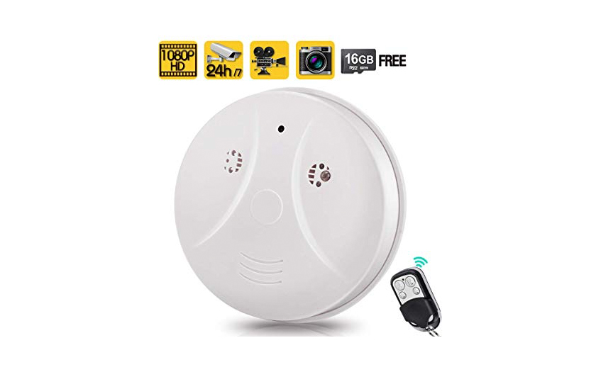 smoke detector spy camera