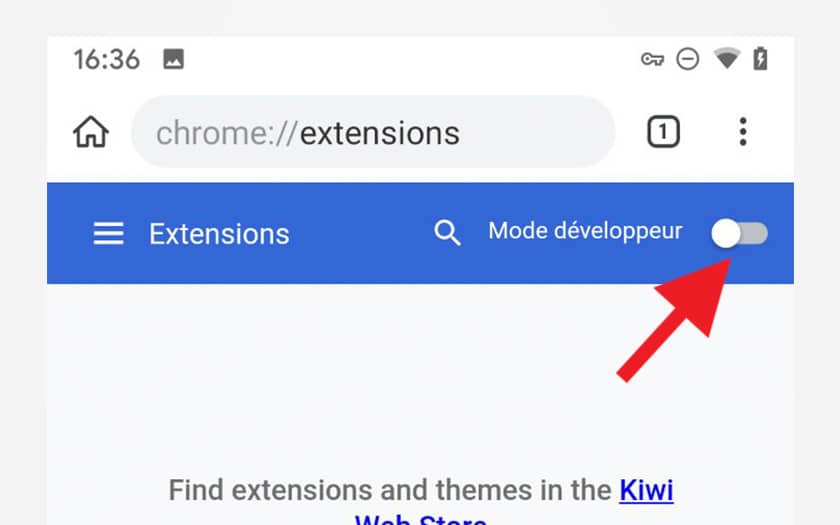 chrome mode developer extension