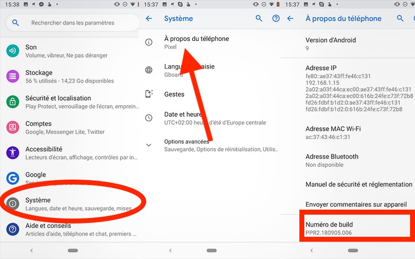 how to activate android developer mode