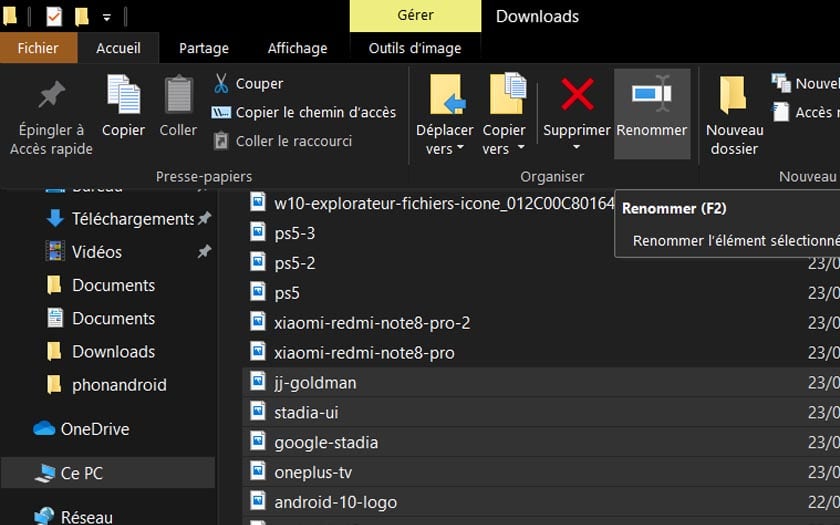 rename multiple files in windows 10