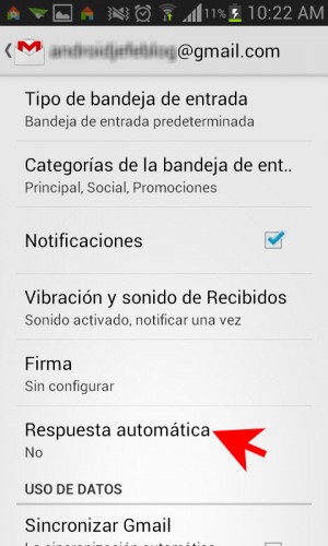 Gmail settings for Android-2