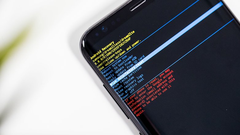 AndroidPIT samsung galaxy s8 bootloader