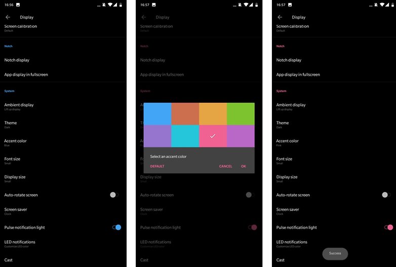 OnePlus 6 tips tricks theme accent color
