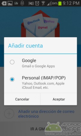 add email account gmail 5.0 2