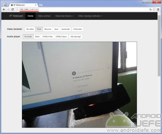android webcam