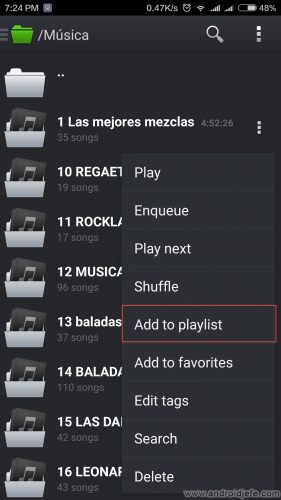 create playlists djay 2 playerpro