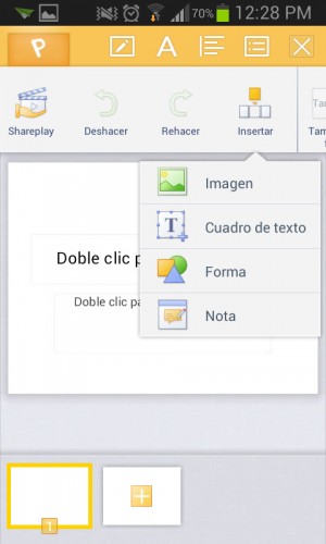 create presentation on android