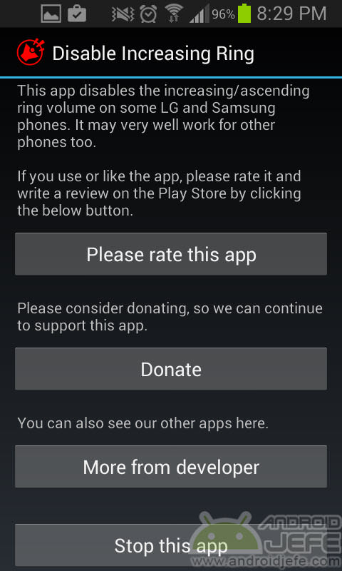disable increasing volume on android disable increasing ring