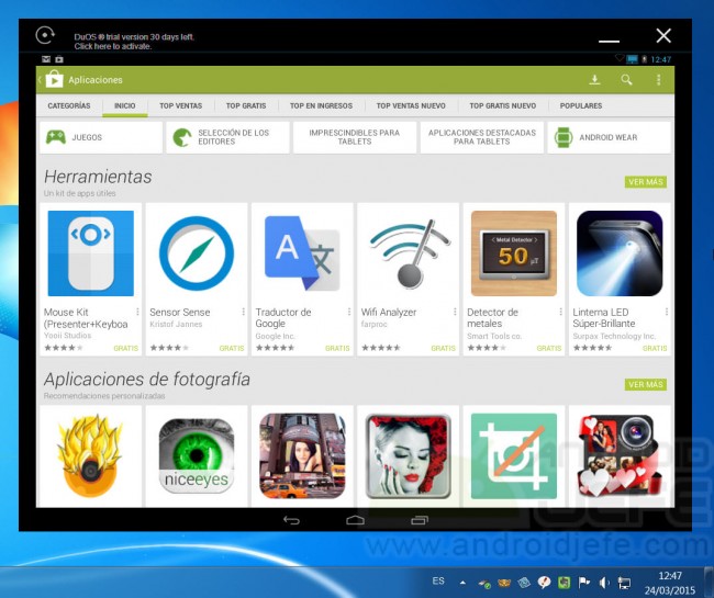 duos install android windows apps