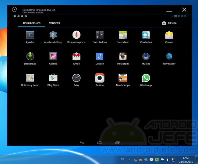 duos install android windows drawer