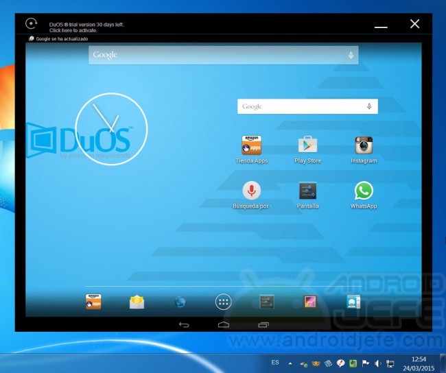 duos install android windows home