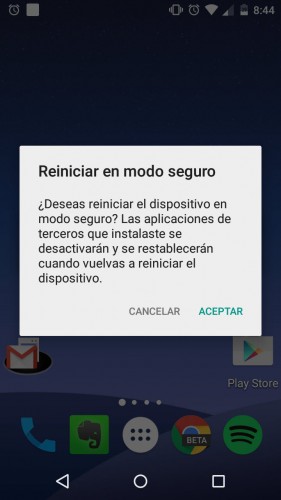 remove virus safe mode android