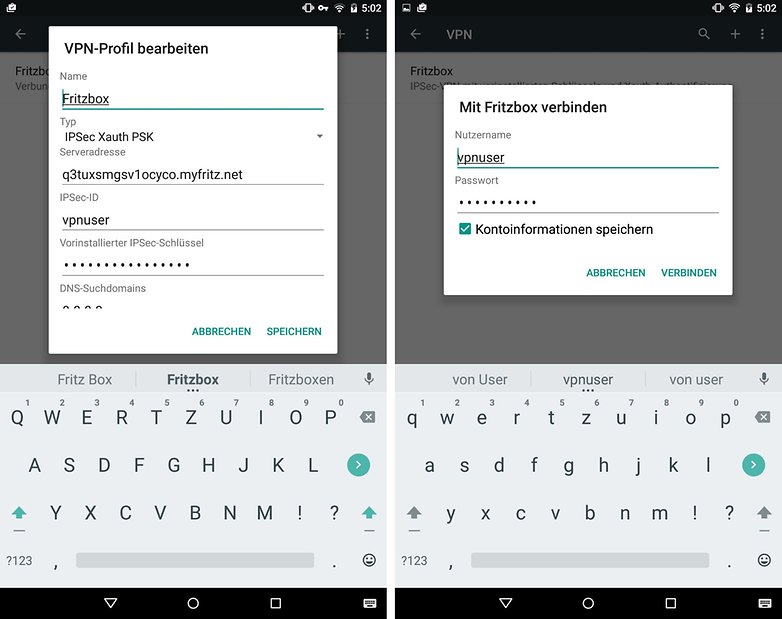 android vpn client fritz box