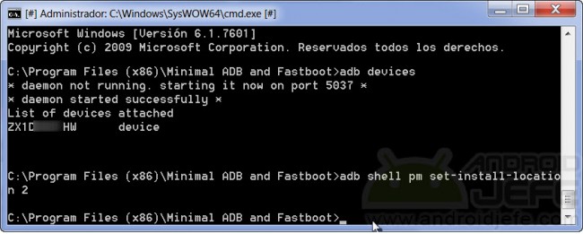 Minimal adb fastboot