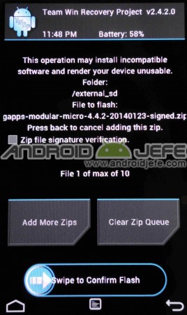 install gapps twrp recovery