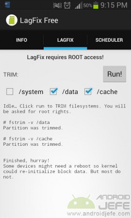 lagfix process completed successfully