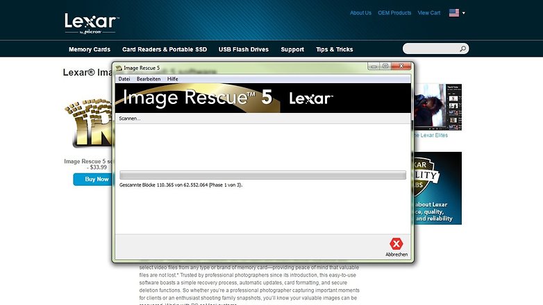 lexar image rescue