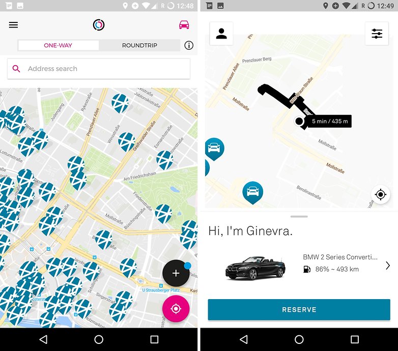 microg lineage car sharing