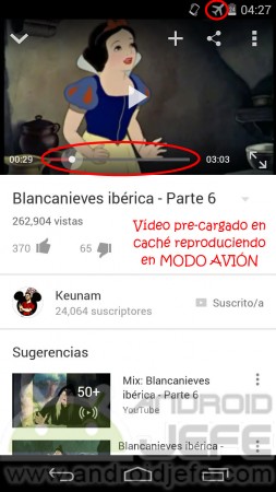 preload youtube videos watch offline airplane mode