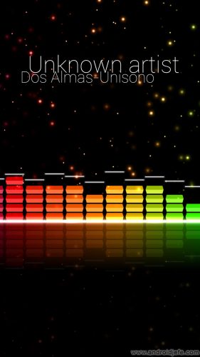 player music spectrum bars audio glow