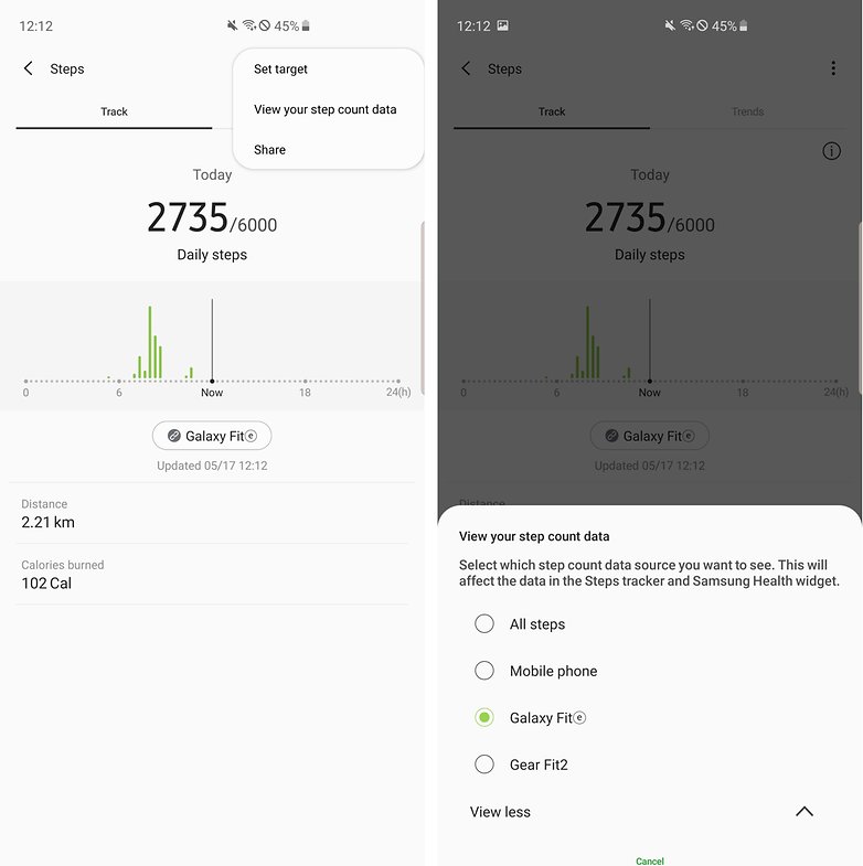 samsung health sync