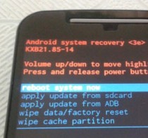 tricks with the buttons of an android recovery cell phone