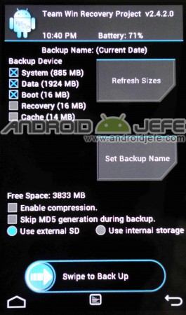 twrp recovery backup