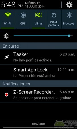 z-screenrecorder notification