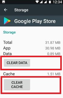 Clear your cache and Play Store data to fix error 481 on Android