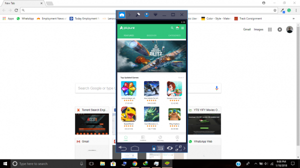 bluestacks android emulator snapchat