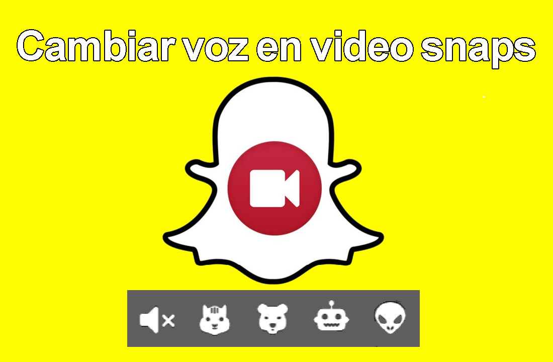 Change the voice of your snapchat videos