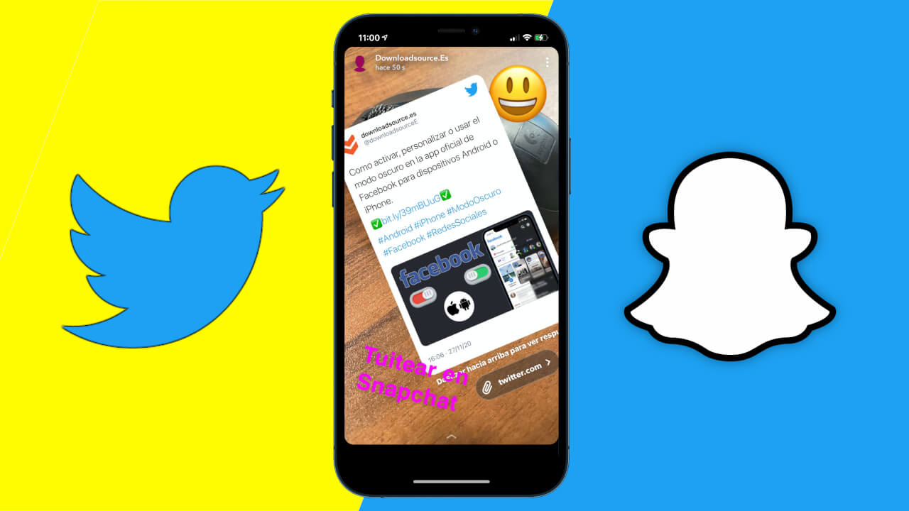 How to Tweet on SnapChat Stories
