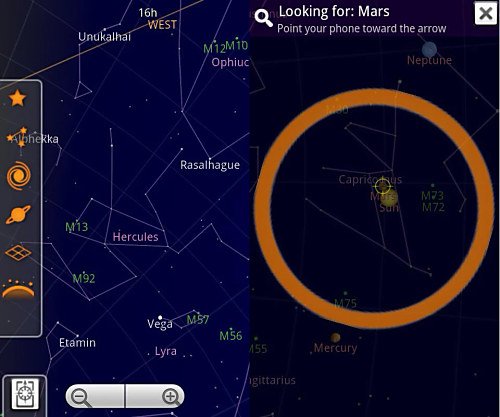 Astronomy apps on Android