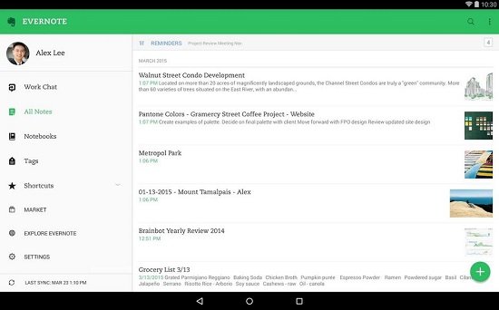 Take voice notes on Android