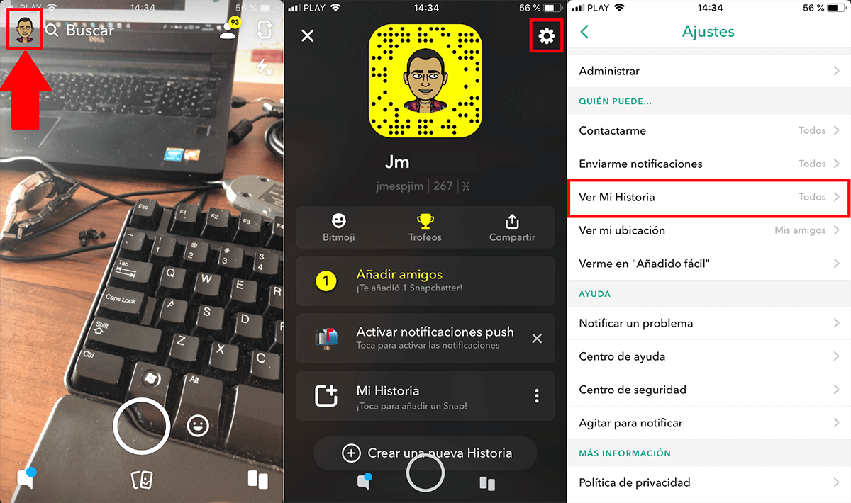 how to set Snapchat privacy