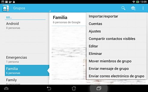 Synchronize contacts on Android