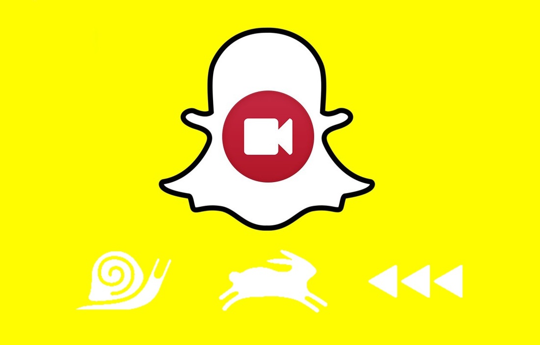 New filters for videos on snapchat: fast motion, slow motion and rewind.