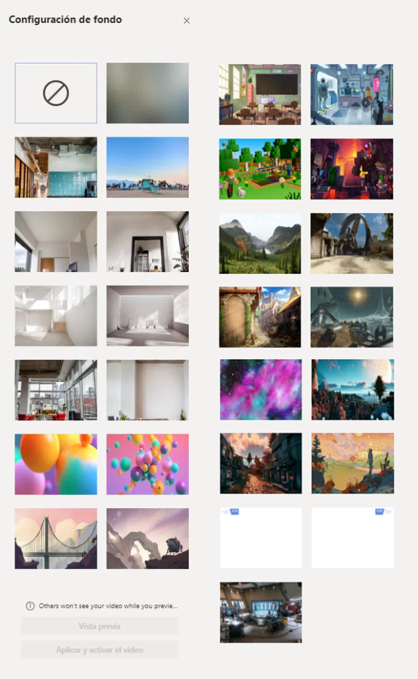 Microsoft Teams Background Image Gallery for a Video Call