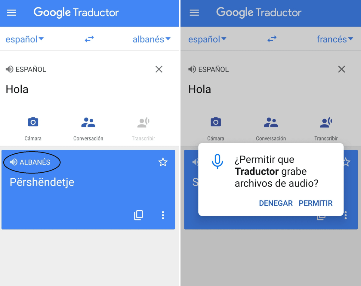 google translate voice not working