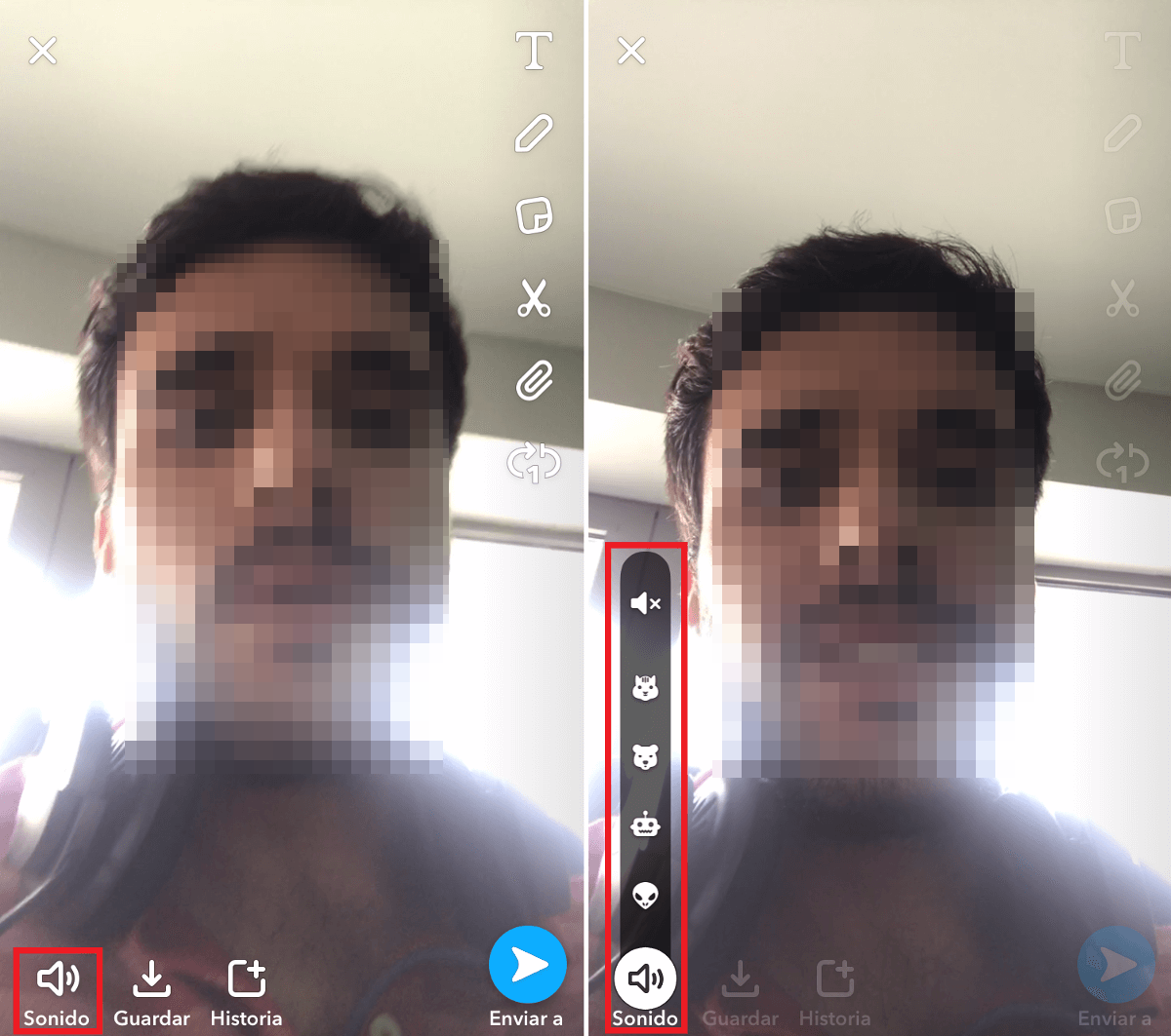 how to use the new Snapchat voice filters