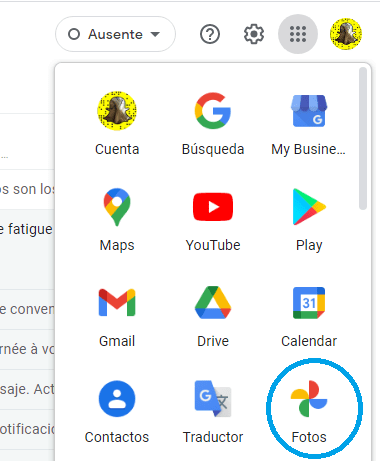 googlephoto on the computer